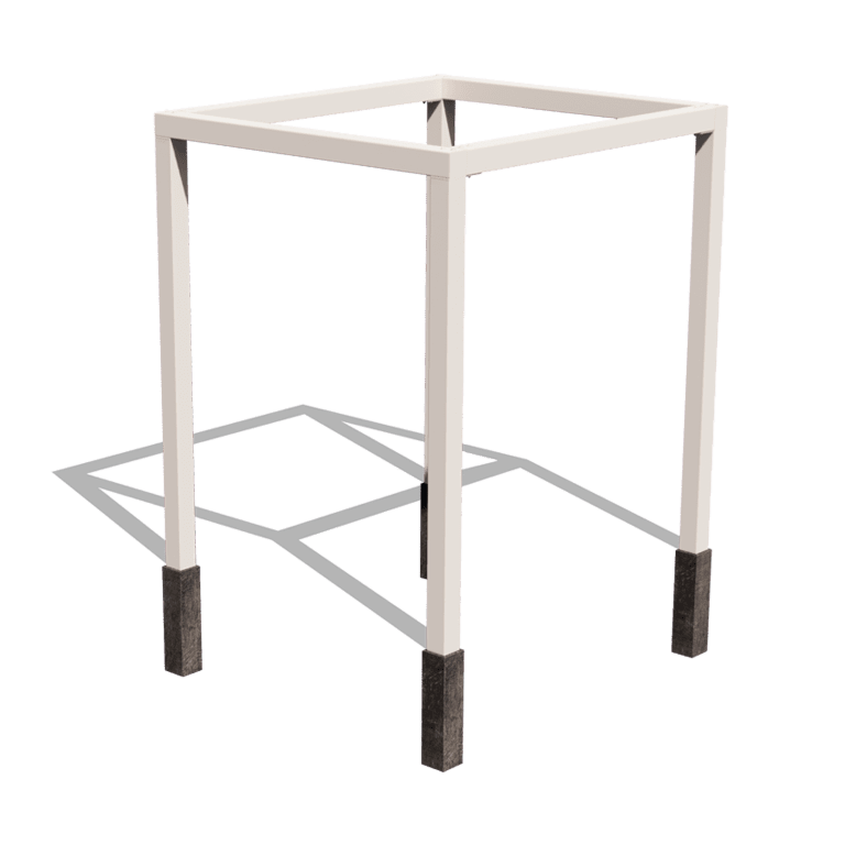 Acél pergola - Négyzet - 224 x 200 x 230 cm