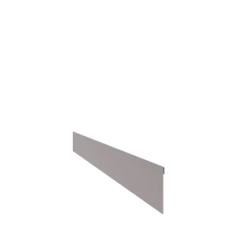 Horganyzott acél ágyásszegély - Zúzott - Magasság 13 cm - 150 cm
