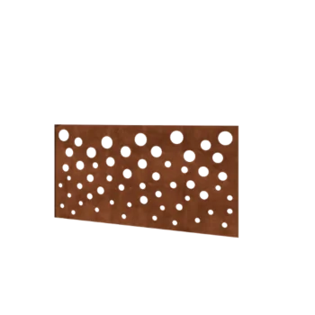 Corten acél kerítés H - Panel B - 120 x 63,3 cm