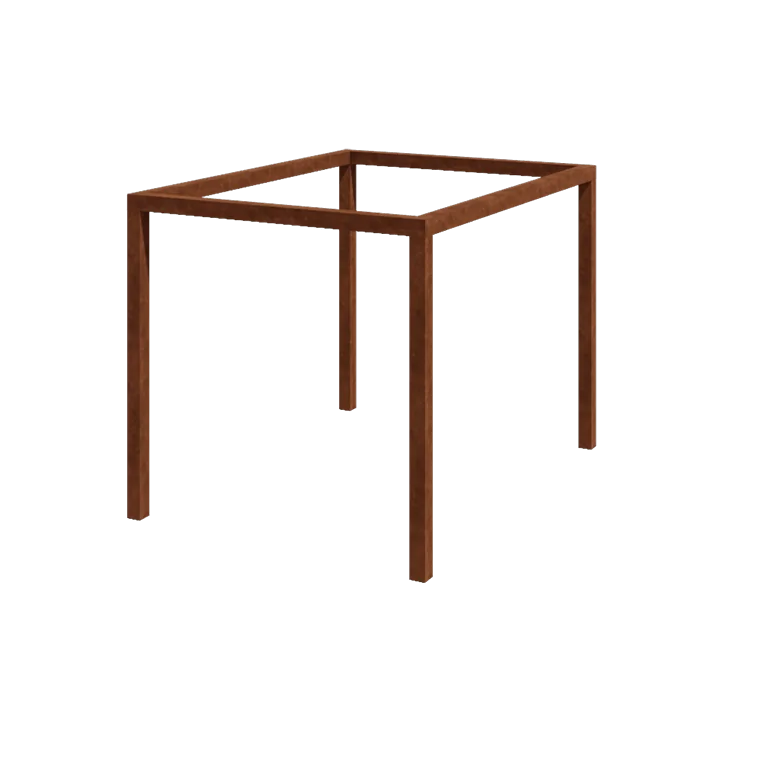Corten acél pergola - Téglalap - 324 x 250 x 230 cm - Betontalp nélkül