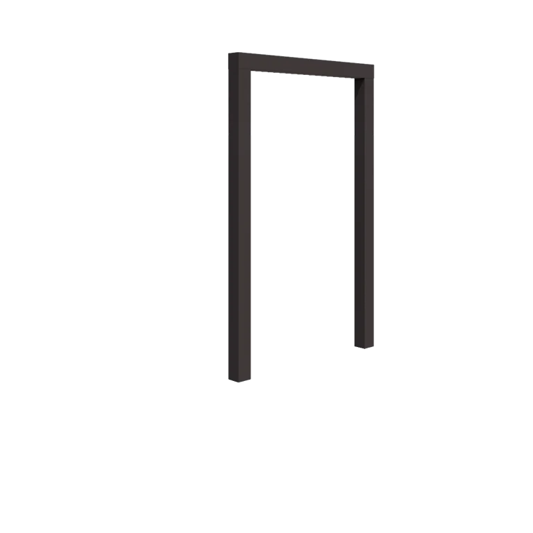 Acél pergola - Egyenes - 150 x 230 cm - Más RAL szín - Betontalp nélkül