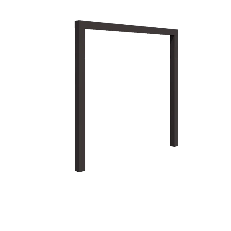 Acél pergola - Egyenes - 250 x 230 cm - Más RAL szín - Betontalp nélkül