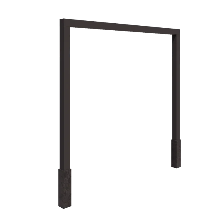 Acél pergola - Egyenes - 300 x 230 cm - Más RAL szín - Betontalppal