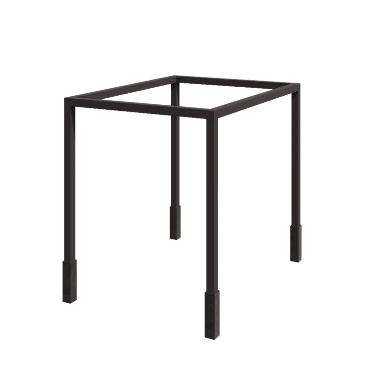 Acél pergola - Téglalap - 324 x 250 x 230 cm - RAL7016 matt (antracitszürke) - Betontalppal