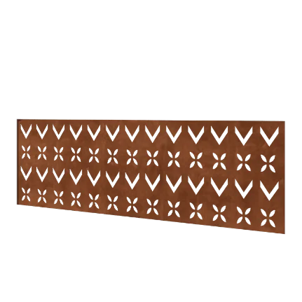 Corten acél kerítés H - Panel V - 180 x 63,3 cm